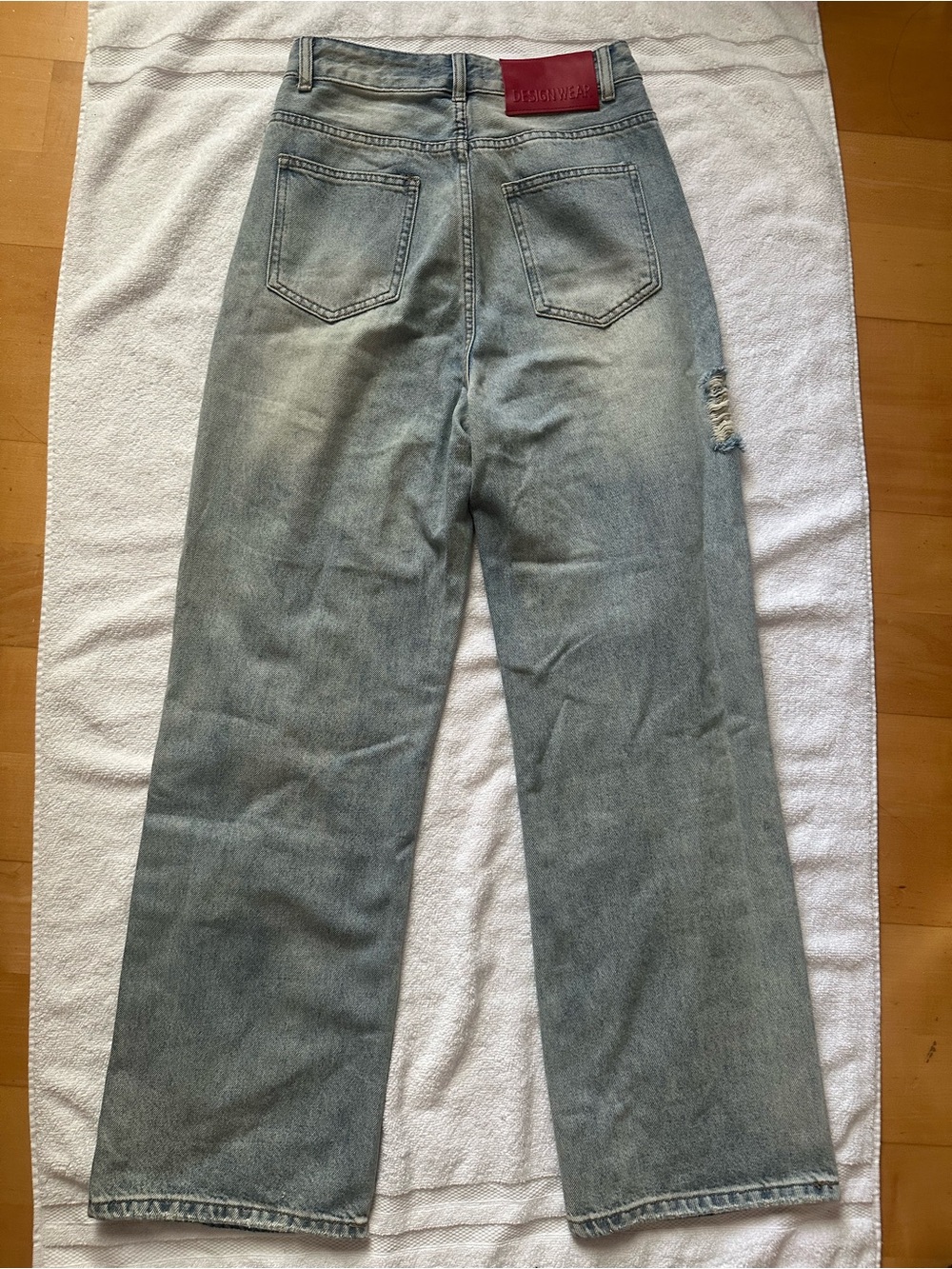 Light Blue Ripped Jeans - Picture 2 of 7